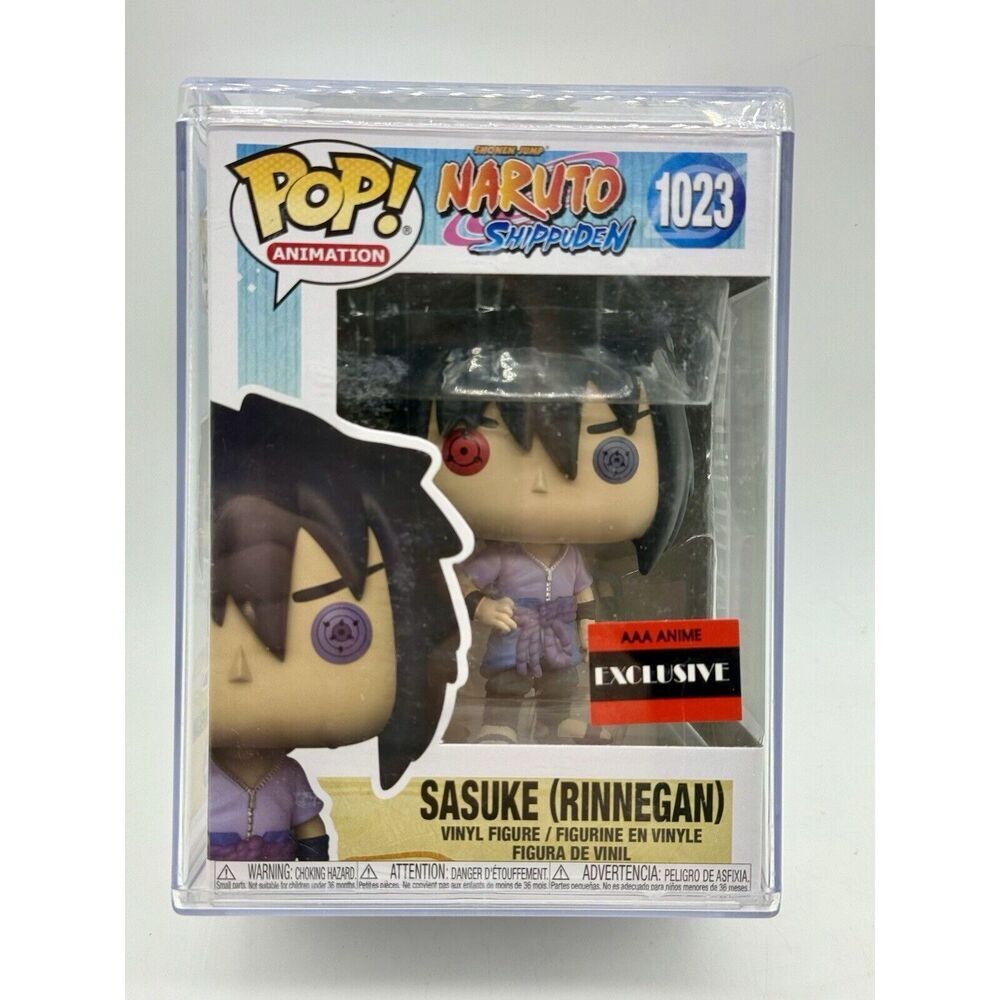 Funko Pop!‎ Sasuke Rinnegan #1023 Hard Case AAA Anime Exclusive